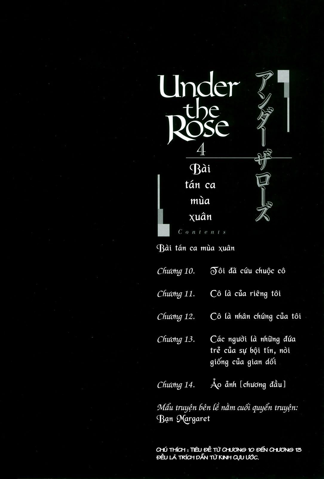 Under The Rose - Phần Truyện Mùa Xuân - chap10 - Trang 4